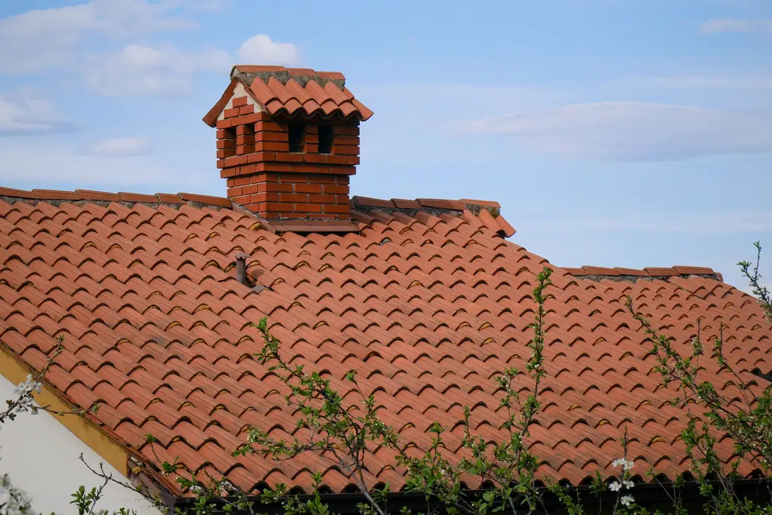 Spanish clay tile roof